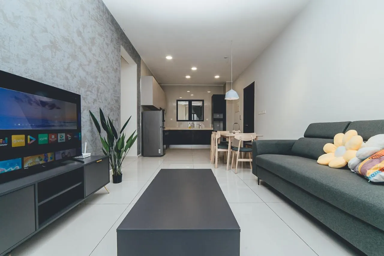 Apartmán Tranquil Sea View Danga Bay 3Br 6Pax By Our Stay Johor Bahru